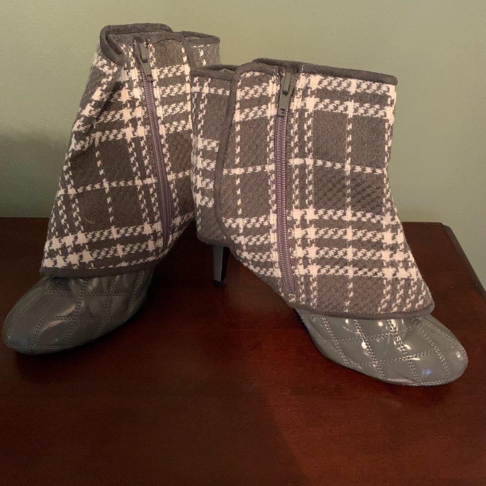 Hot in Hollywood Ankle Boots with Spat